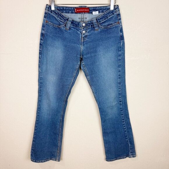 Levis Too Superlow Low Rise Bootcut Denim Jeans Size 9 Vintage Y2K 90s - Picture 1 of 7